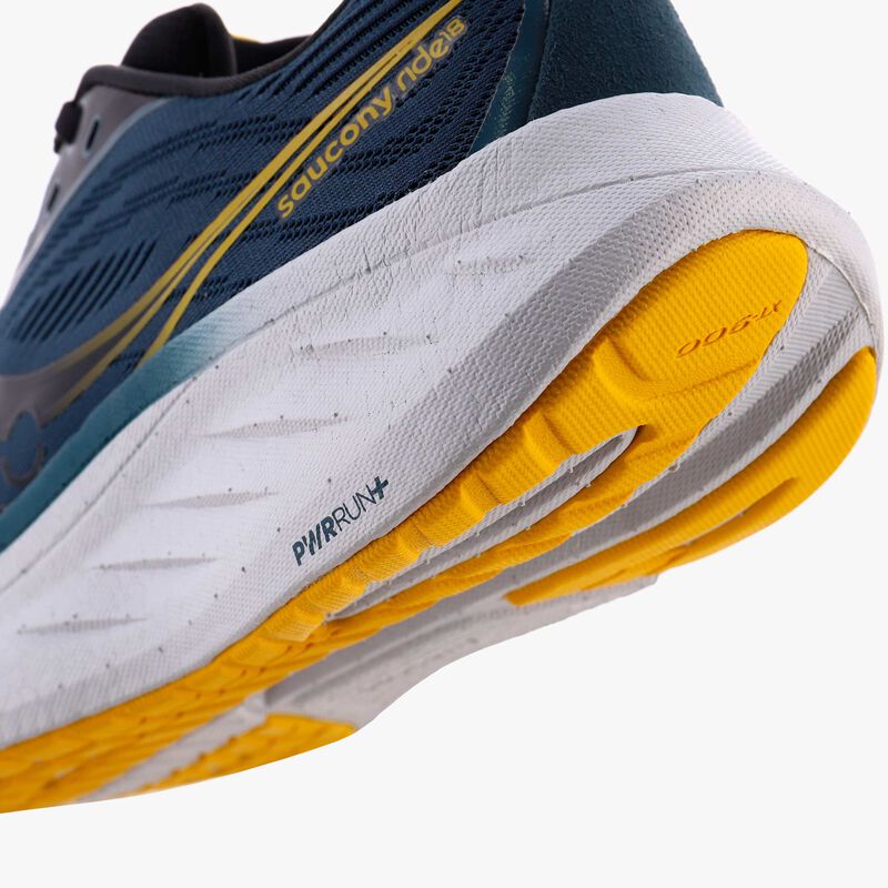 Saucony Zapatillas Ride 18, AMARILLO, hi-res image number null
