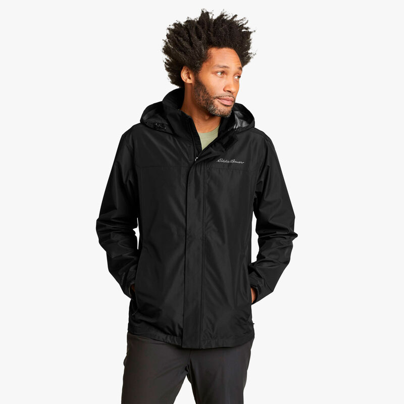 Eddie Bauer Packable Rainfoil Jacket, NEGRO, hi-res image number null