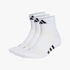 adidas Calcetines Performance Cushioned Mid-Cut 3 Pares, BLANCO, hi-res
