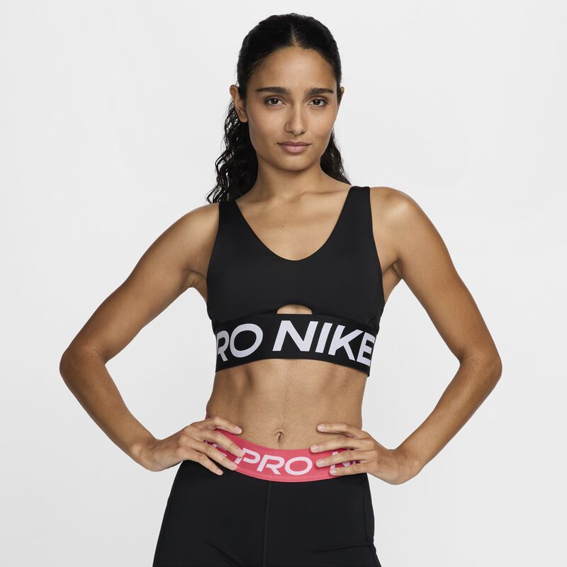 Nike Pro Indy Plunge, NEGRO, hi-res image number null