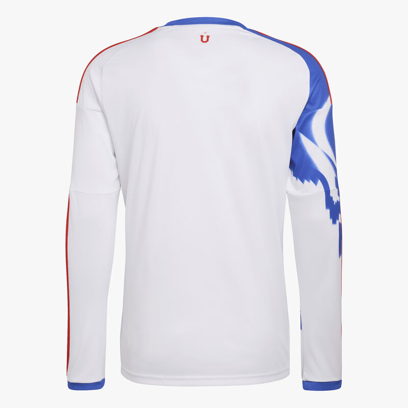 adidas Camiseta Manga Larga Universidad de Chile 26 Visita, BLANCO, hi-res image number null
