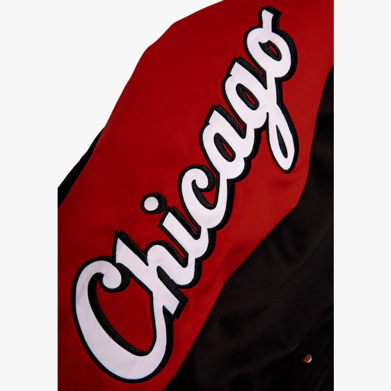 NBA Chaqueta Logo Patches Heat, NEGRO, hi-res image number null