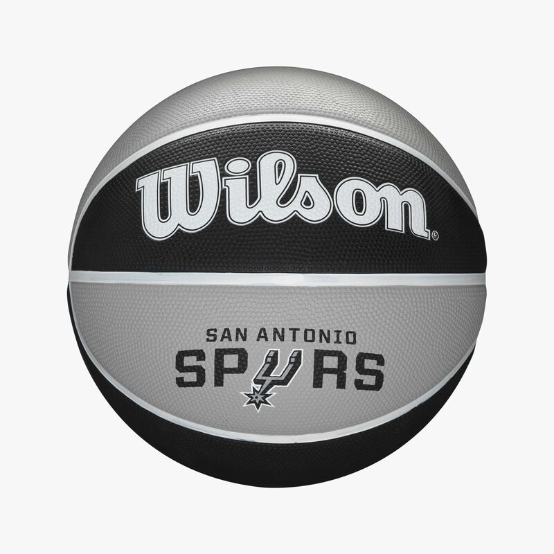 Wilson Pelota NBA Team Tribute San Antonio Spurs T 7, NEGRO, hi-res image number null