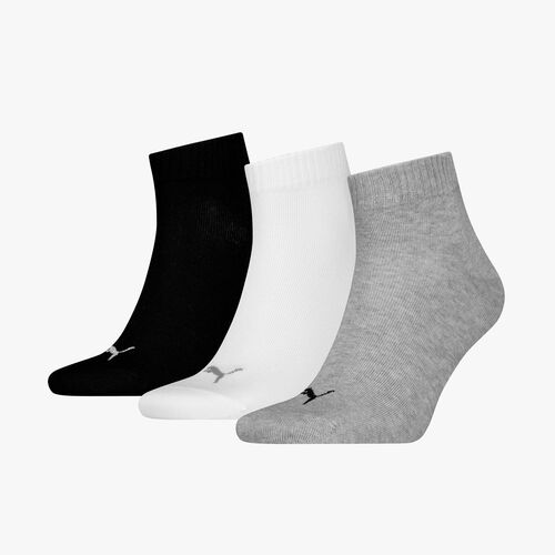 Puma Calcetines Quarter Plain Cortas 3 Pares