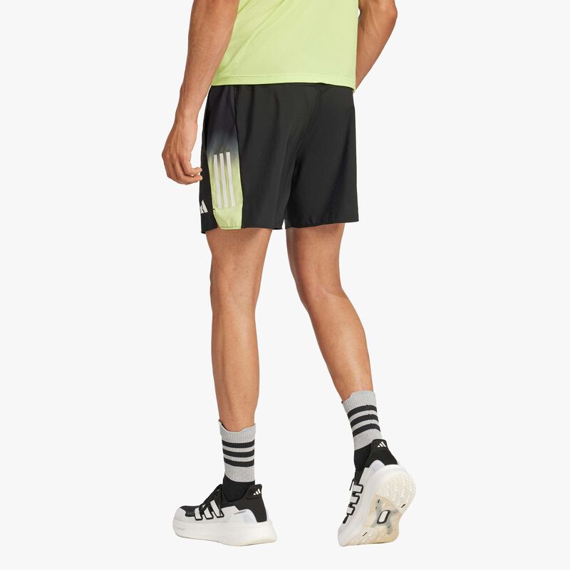 adidas Shorts Own the Run CLIMACOOL Colorblock, NEGRO, hi-res image number null