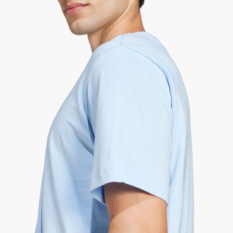 adidas Polera Essentials Small Logo, AZUL, hi-res image number null