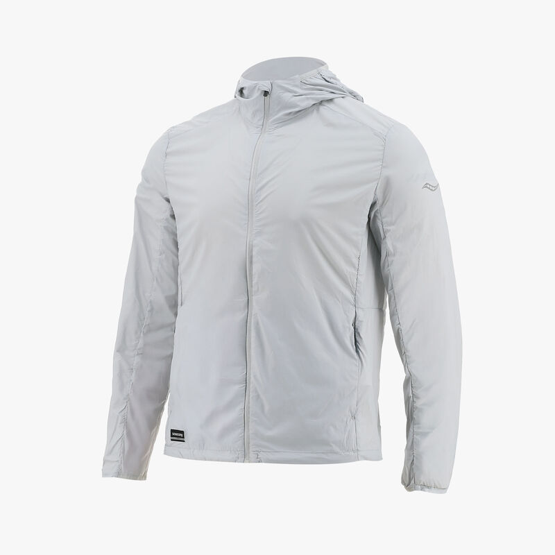 Saucony Chaqueta Rompeviento Peregrine Packaway II, GRIS, hi-res image number null
