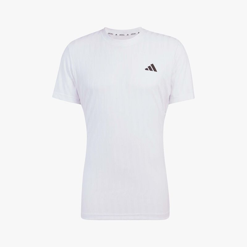 adidas Polera de tenis FreeLift Pro Climacool+, BLANCO, hi-res image number null