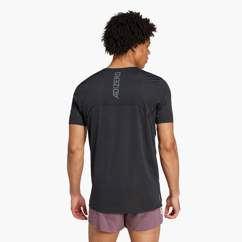 adidas Polera Adizero Running, NEGRO, hi-res image number null