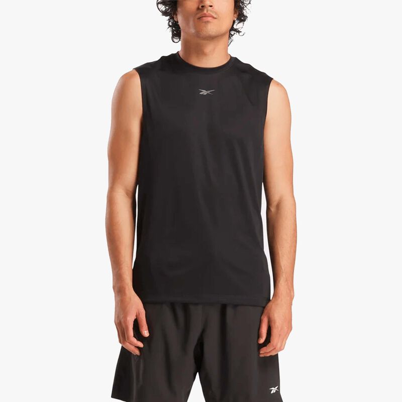 Reebok Polera Train Sleeveless Tech, NEGRO, hi-res image number null