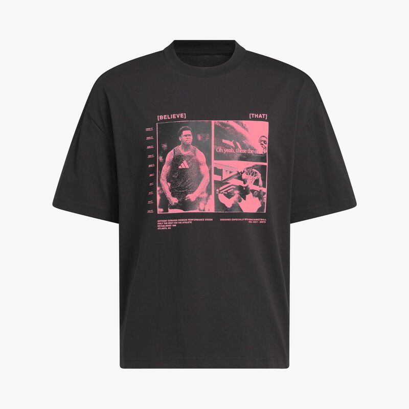 adidas Polera Anthony Edwards, NEGRO, hi-res image number null