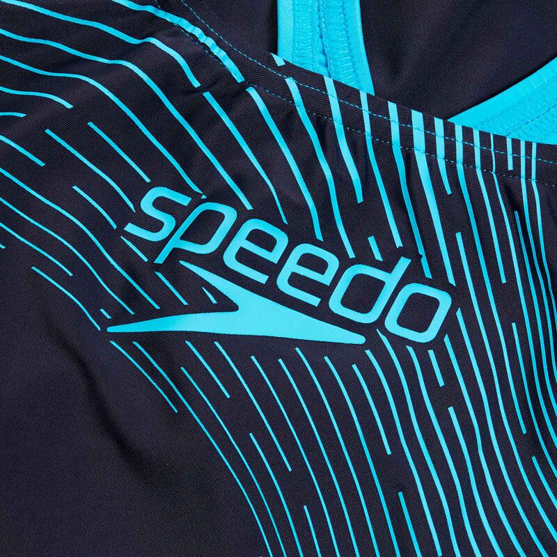 Speedo Traje de Baño Medley Medalist, NEGRO, hi-res image number null