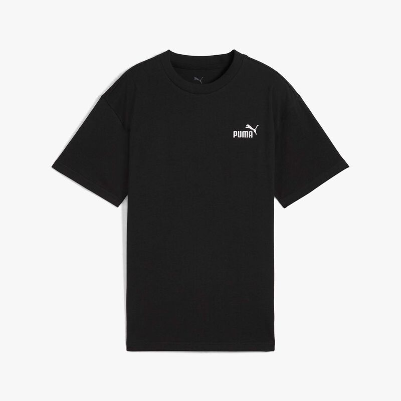 Puma Polera Essentials No. 1 Logo juvenil, NEGRO, hi-res image number null