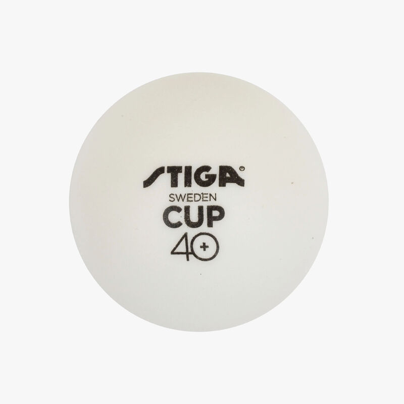 Stiga Pelota Cup 40+ 12 Pack, BLANCO, hi-res image number null