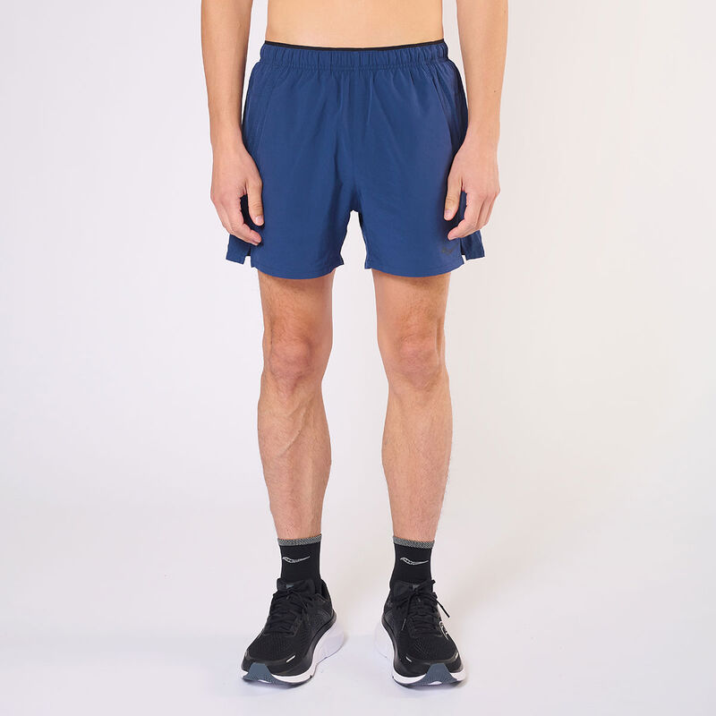 Saucony Shorts Outpace 5, AZUL, hi-res image number null