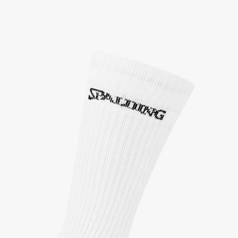 Spalding Calcetines Crew Largos 3 Pares, BLANCO, hi-res image number null