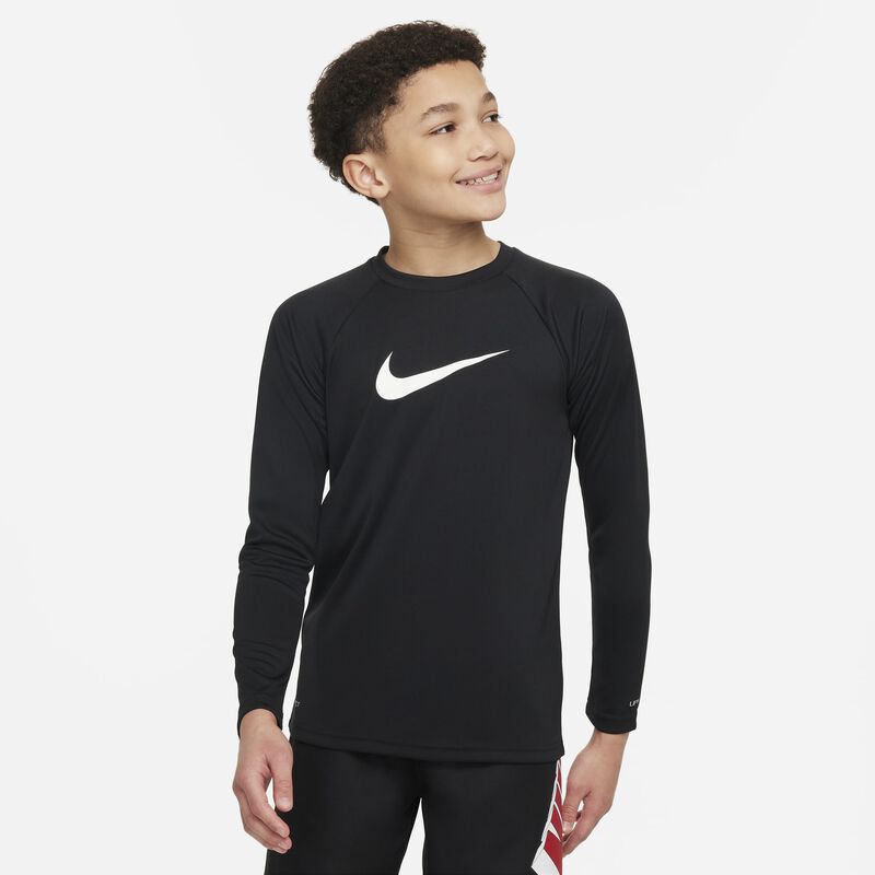 Nike Polera Swim Hydroguard, NEGRO, hi-res image number null