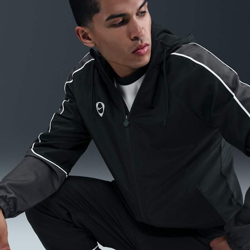 Nike Chaqueta de F&uacute;tbol Academy+, NEGRO, hi-res image number null