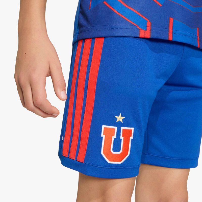 adidas Shorts Universidad de Chile Local 26 Ni&ntilde;o, AZUL, hi-res image number null