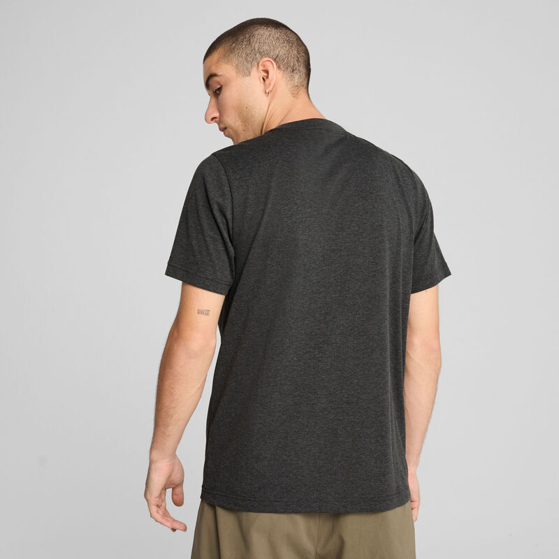 Puma Polera Essential Logo Heather, NEGRO, hi-res image number null