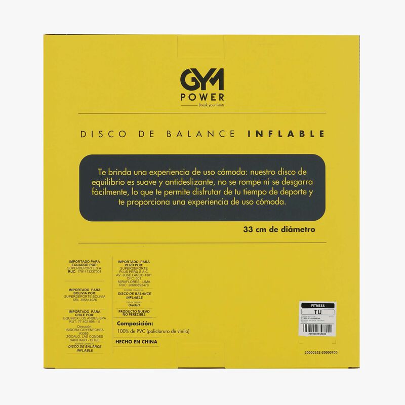 Gym Power Balance Training, NEGRO, hi-res image number null