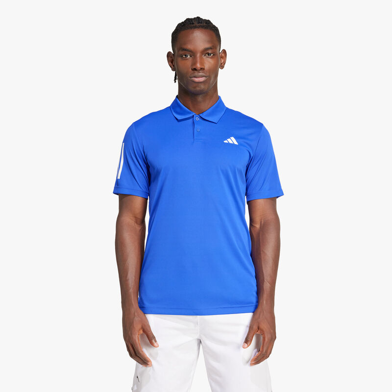 adidas Polera Club Tennis 3 Bandas, AZUL, hi-res image number null