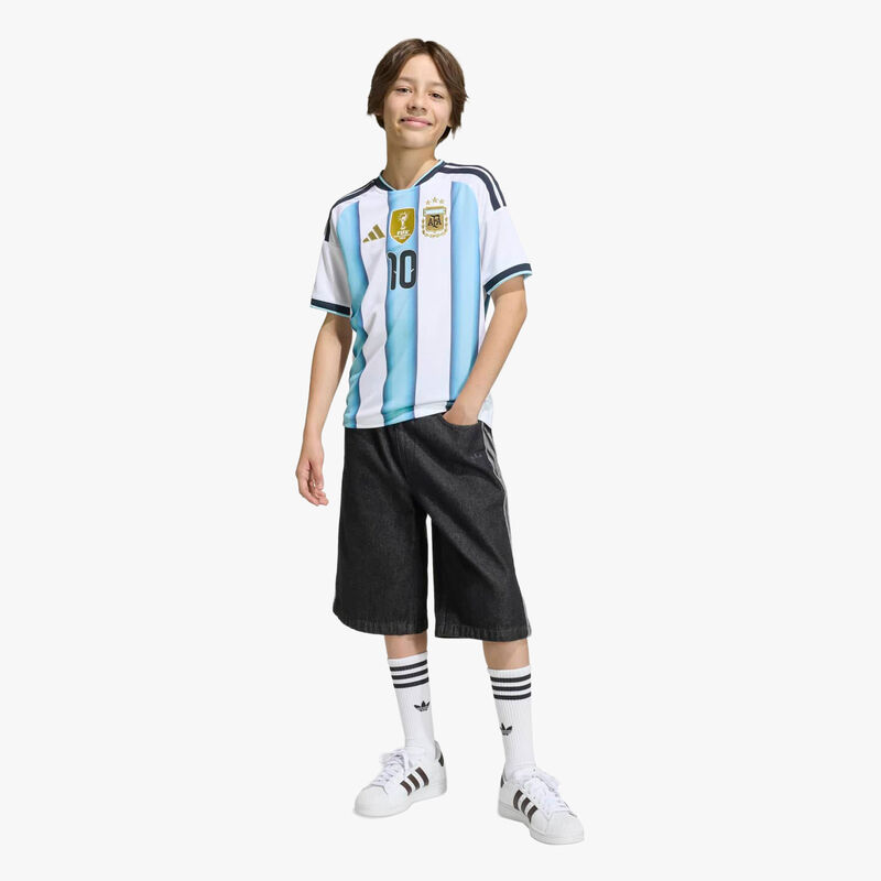 adidas Camiseta Argentina Local 26 Messi Ni&ntilde;os, BLANCO, hi-res image number null