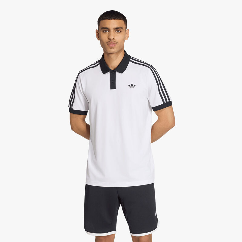 adidas Polera con Cuello Tennis Classics, BLANCO, hi-res image number null