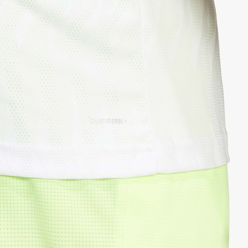 adidas Polera de tenis FreeLift Pro Climacool+, BLANCO, hi-res image number null