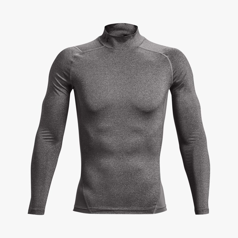 Under Armour Polera HeatGear Mock, GRIS, hi-res image number null