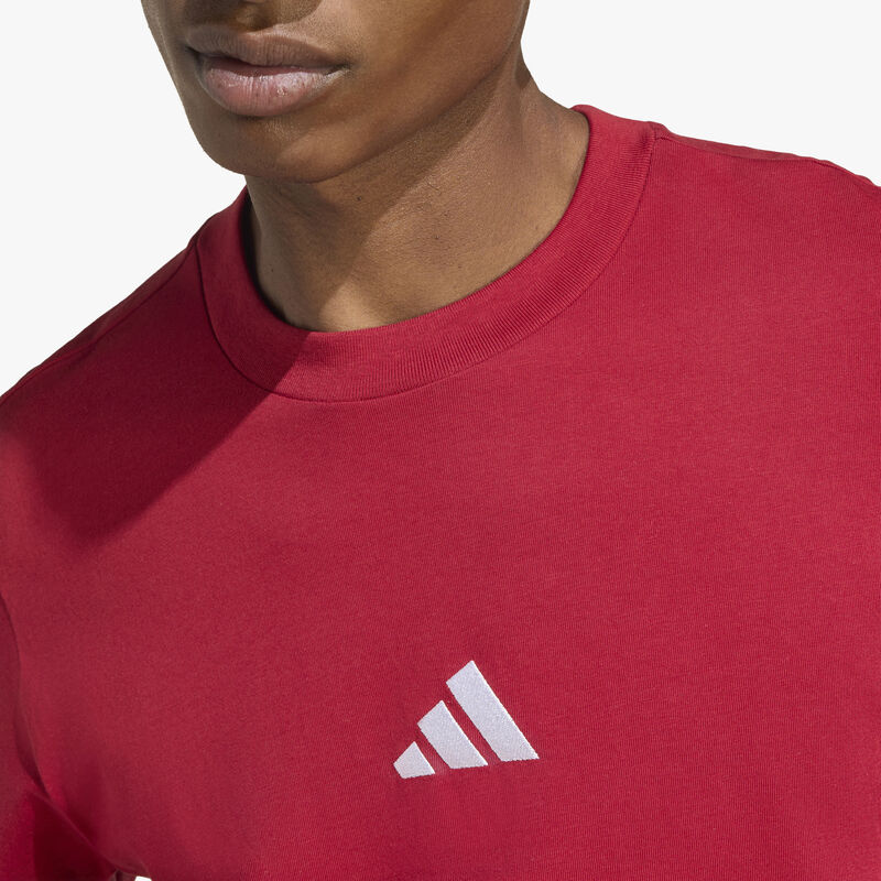 adidas Polera Essentials Small Logo, ROJO, hi-res image number null