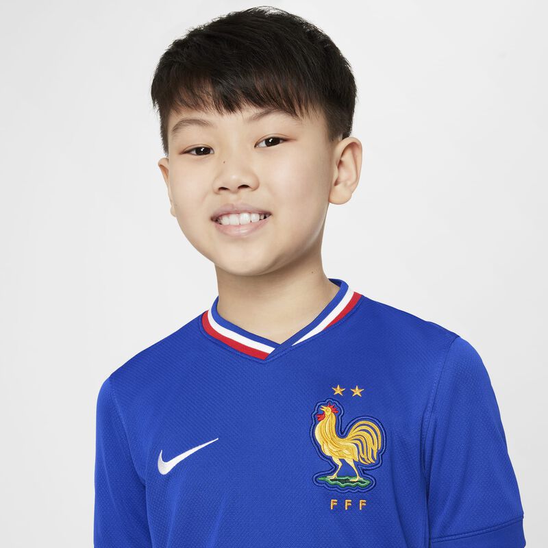 Nike Camiseta Francia Stadium Local 24/25 Ni&ntilde;o, AZUL, hi-res image number null