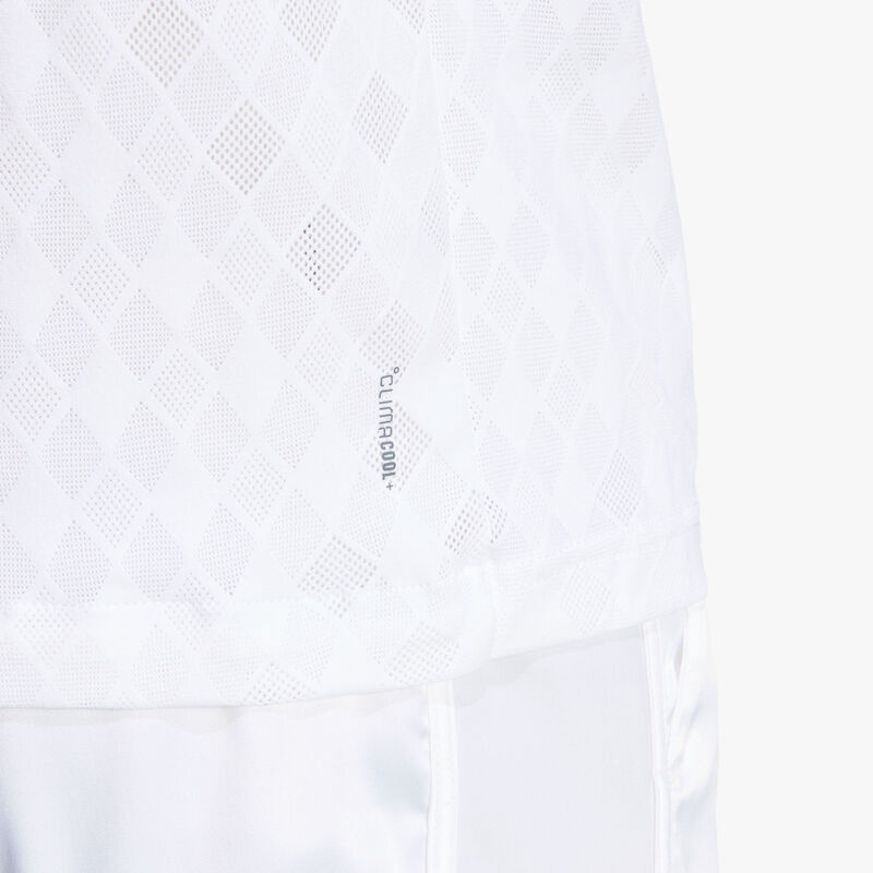 adidas Polera de Tenis Pro Climacool+ FreeLift, BLANCO, hi-res image number null
