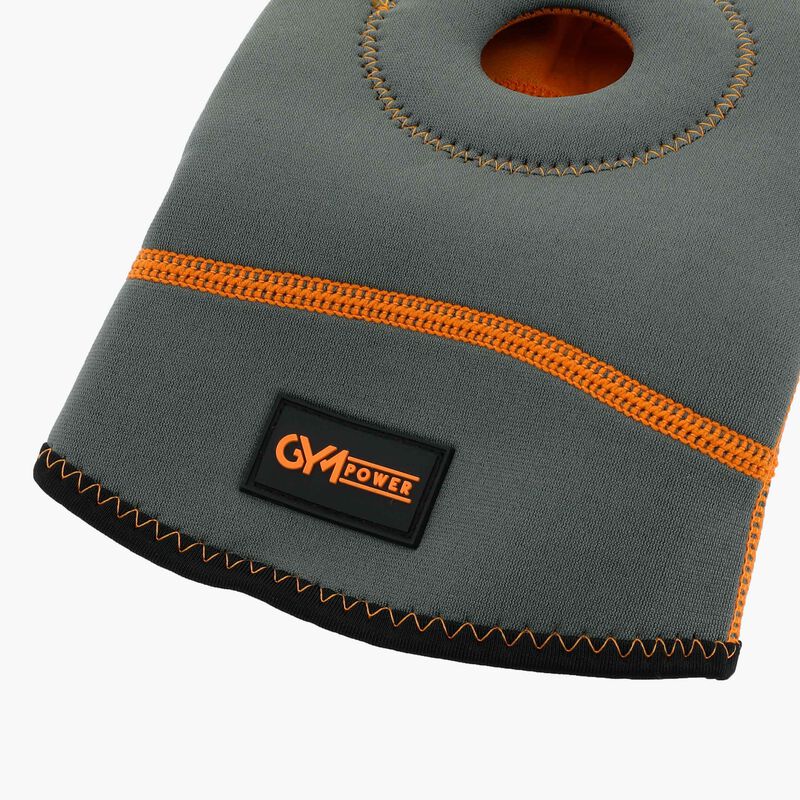 Gym Power Knee Support, GRIS, hi-res image number null