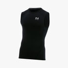 Under Armour Polera HeatGear, NEGRO, hi-res