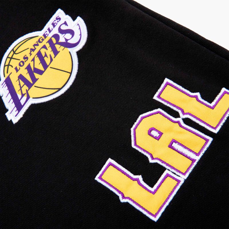 NBA Pantalón Logo Patches Lakers, NEGRO, hi-res image number null