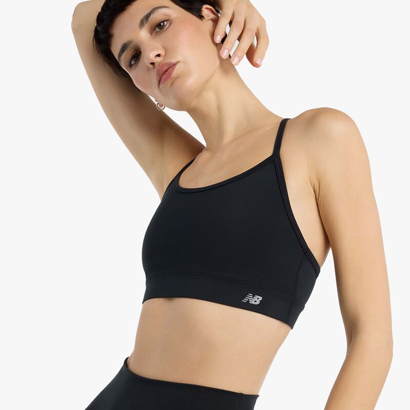 New Balance Top Deportivo Essential Yoga, NEGRO, hi-res image number null