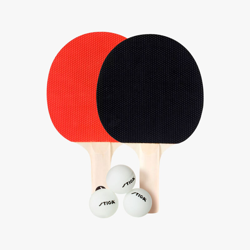Stiga Set de Ping Pong Classic (2 paletas + 3 pelotas), ROJO, hi-res image number null