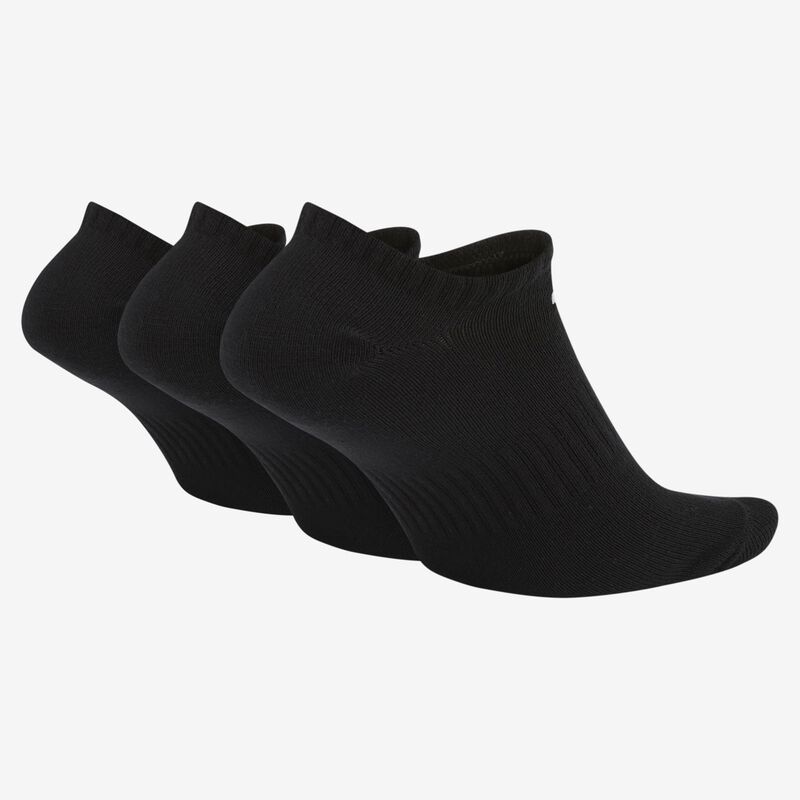 Nike Calcetines Everyday Lightweight Invisibles 3 Pares, NEGRO, hi-res image number null