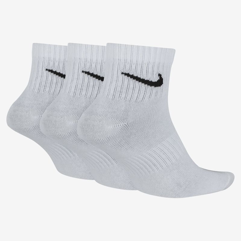 Nike Calcetines Everyday Lightweight Cortos 3 Pares, BLANCO, hi-res image number null