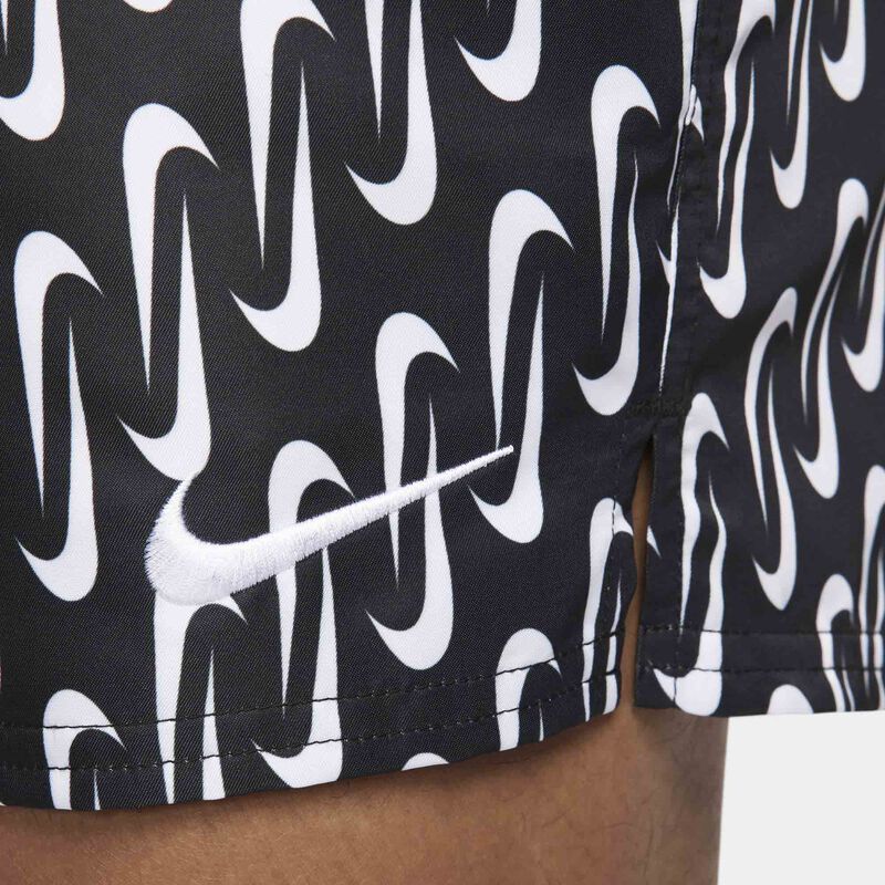 Nike Swim Swoosh Link, NEGRO, hi-res image number null