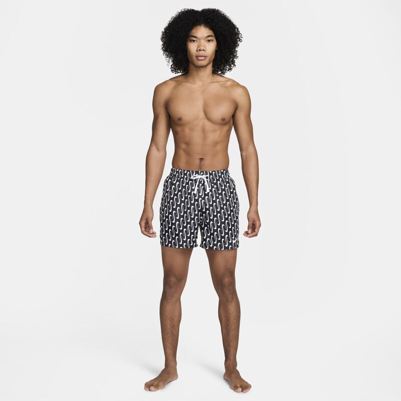 Nike Shorts Swim Swoosh Link, NEGRO, hi-res image number null