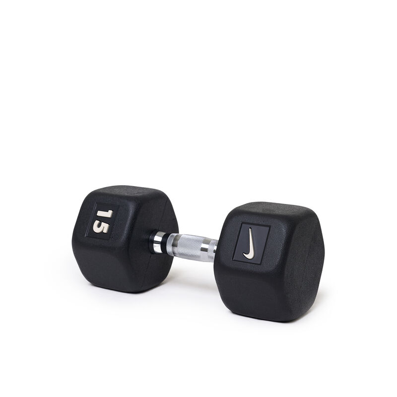 Nike Mancuerna Hexagonal 15 Kg, NEGRO, hi-res image number null