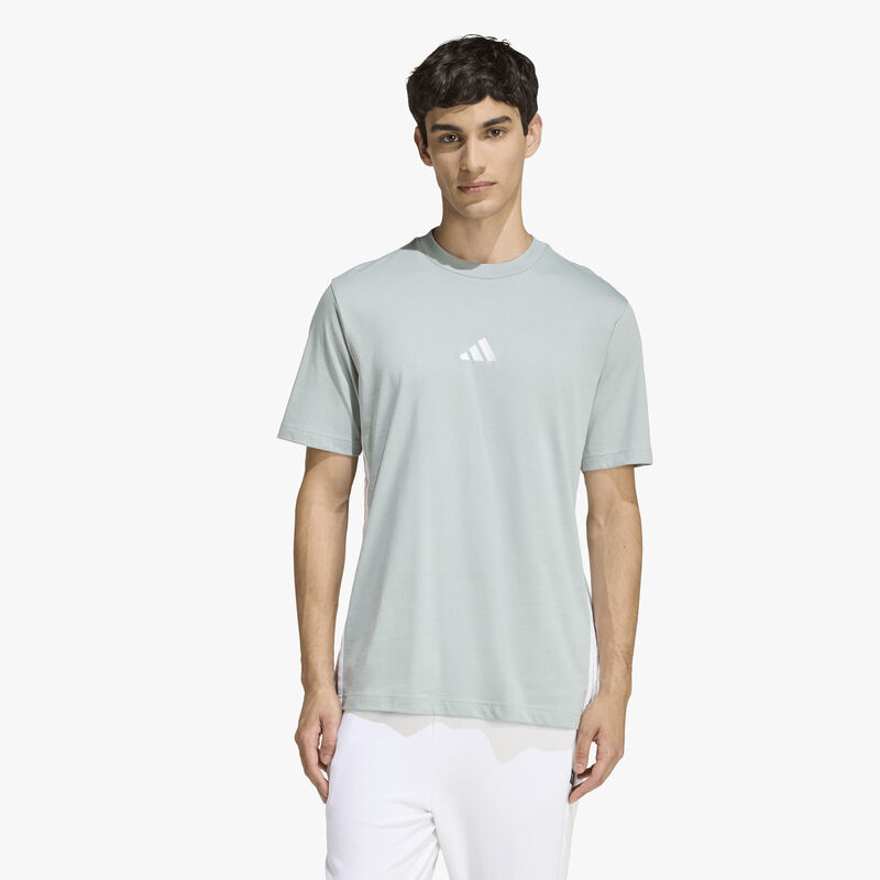 adidas Polera Essentials 3 Tiros, VERDE, hi-res image number null