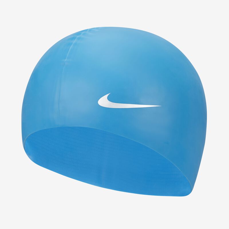 Nike Gorro Youth Solid Silicone, AZUL, hi-res image number null