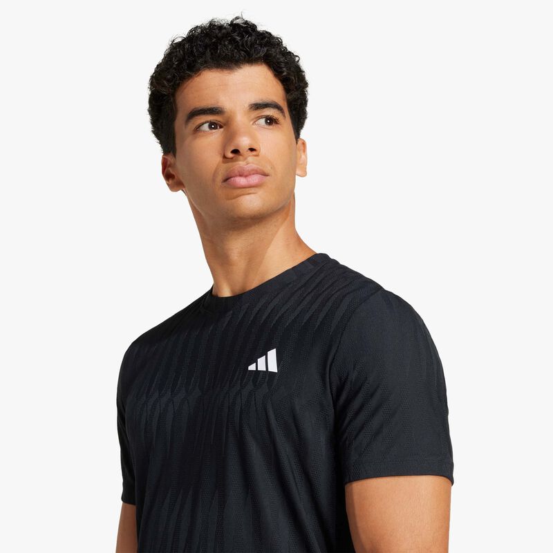 adidas Polera de tenis FreeLift Pro Climacool+, NEGRO, hi-res image number null