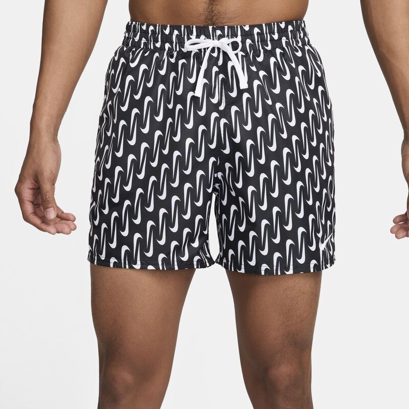 Nike Swim Swoosh Link, NEGRO, hi-res image number null