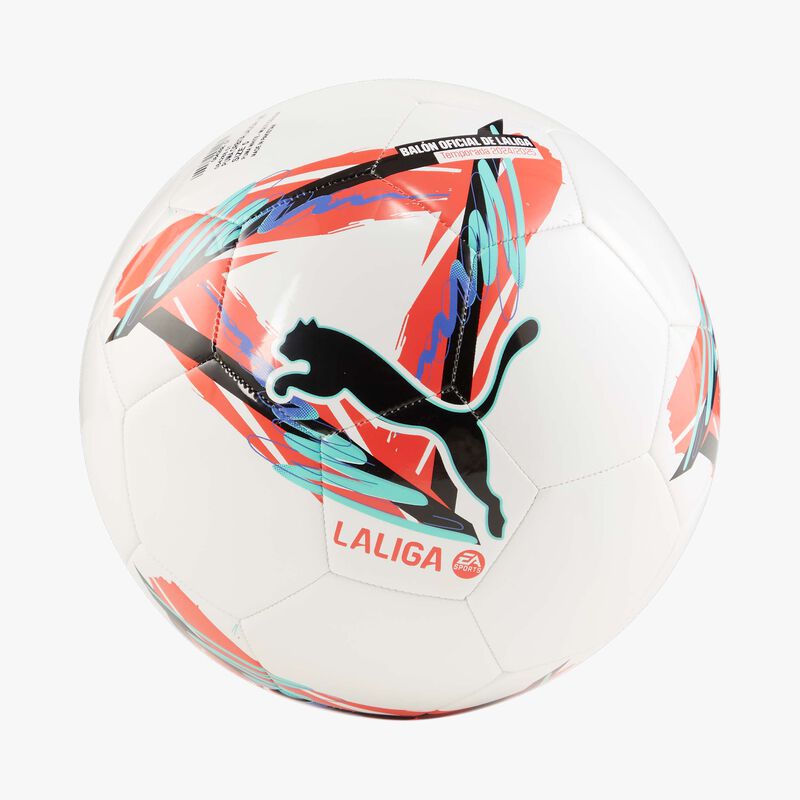 Puma Pelota de Fútbol Orbita La Liga 1 MS, BLANCO, hi-res image number null