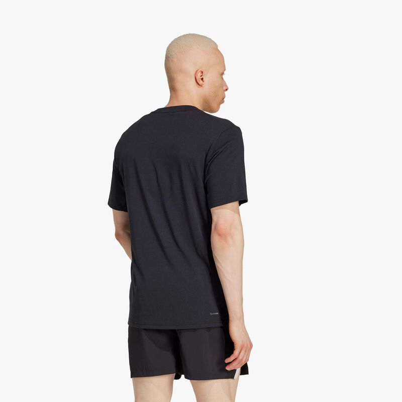 adidas Polera Climacool Training Camo Logo Graphic, NEGRO, hi-res image number null