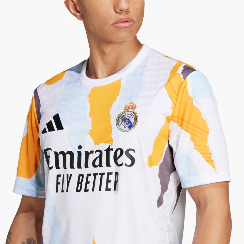 adidas Camiseta Prepartido Real Madrid 24/25, BLANCO, hi-res image number null